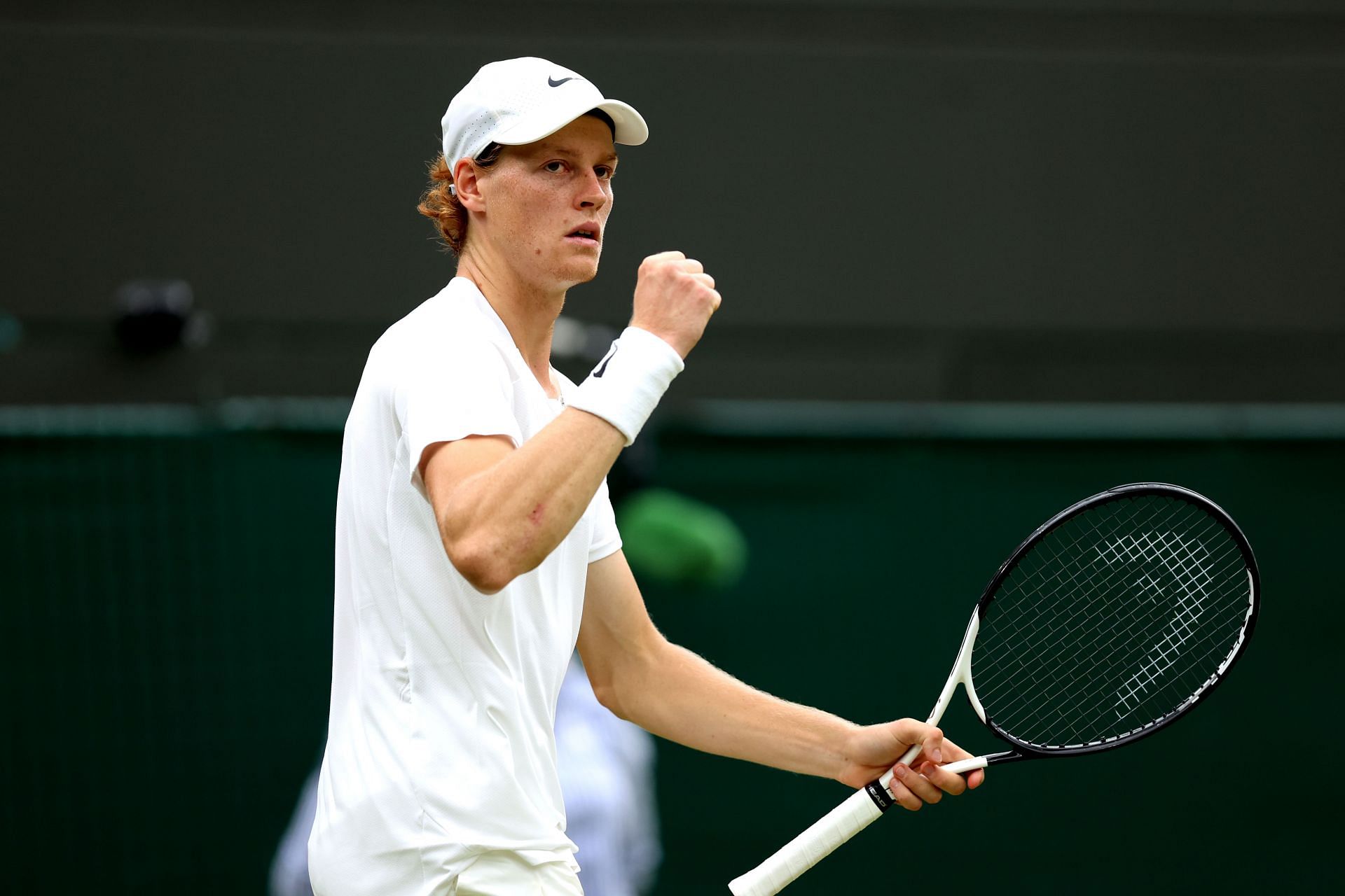 Jannik Sinner at the 2023 Wimbledon Championships.
